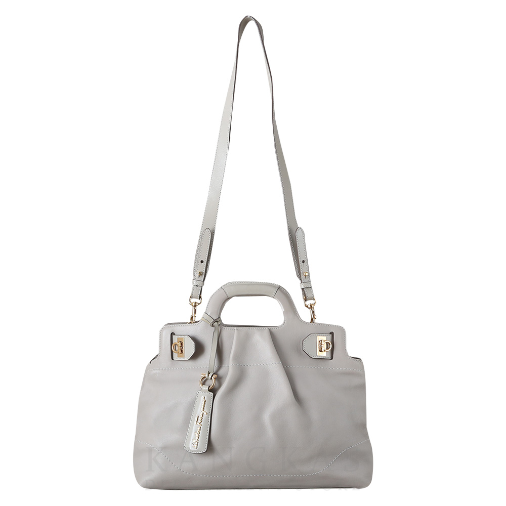 FERRAGAMO(USED)페레가모 더블 플랩 숄더백